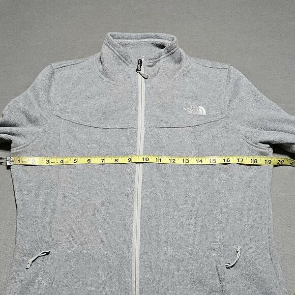THE NORTH FACE Women's Size M Soft Shell Jacket Full Zip‎ Light Gray - Picture 10 of 10